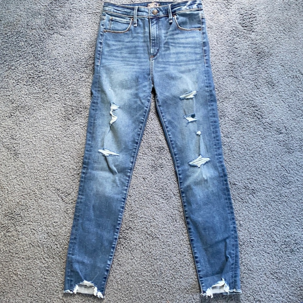Abercrombie Simone High Rise Ankle Skinny Jeans